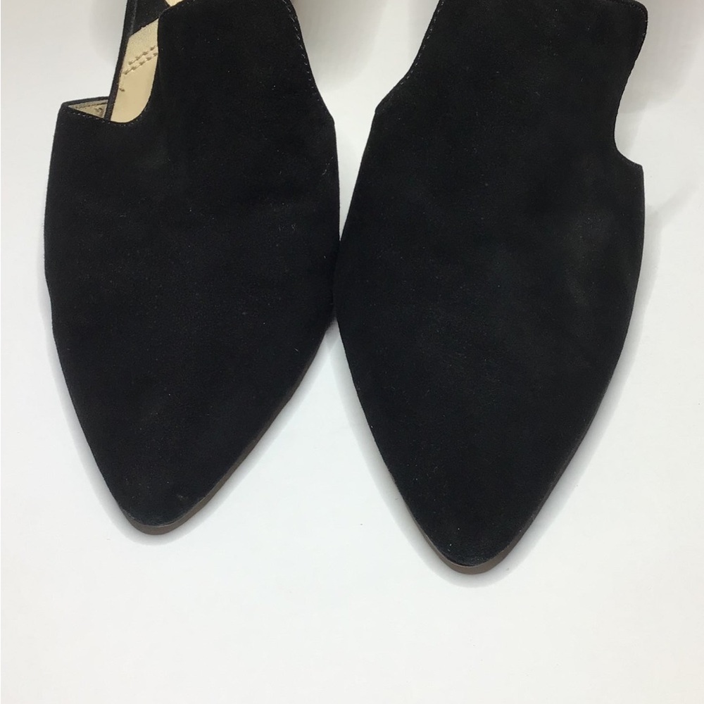 Adrienne Vittadini Nicolo Black Suede 4" D'Orsay Dress Heels - 7.5M - Picture 6 of 12